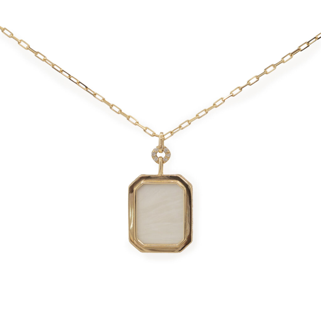 Collier Lumen blanc