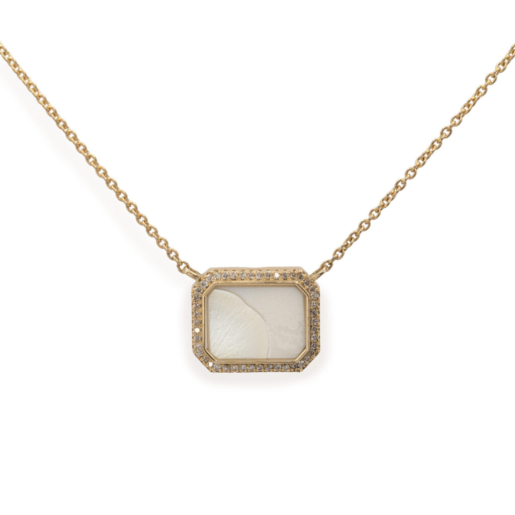 Collier Silica blanc